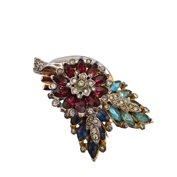 Antique Verified Coro Fur Clip Brooch (A8901) - Picture 2 of 7